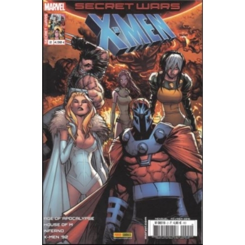 SECRET MARVEL SECRET WARS X-MEN DESTRUCTION MUTUELLE ASSUREE COMICS 