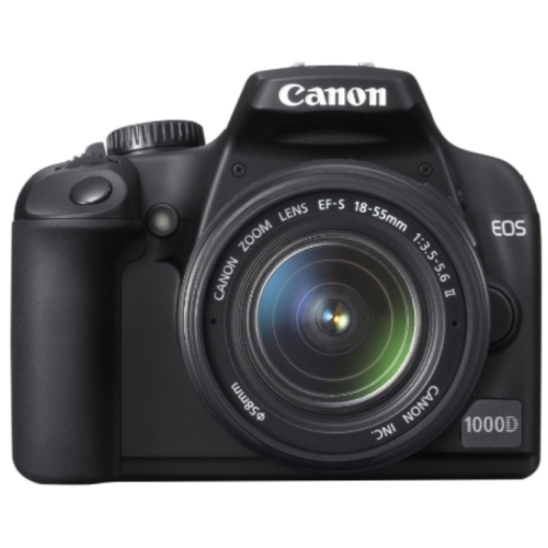 CANON EOS 1000D 10MPX + OBJECTIF 18-55MM+OBJECTIF 55-250MM