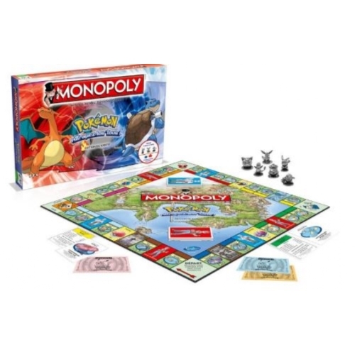 JEUX DE SOCIETE MONOPOLY POKEMON EDITION DE KANTO NEUF  
