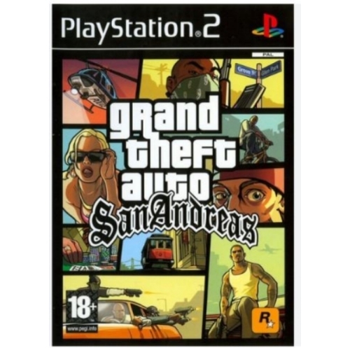 GTA SAN ANDREAS PS2 AVEC NOTICE 