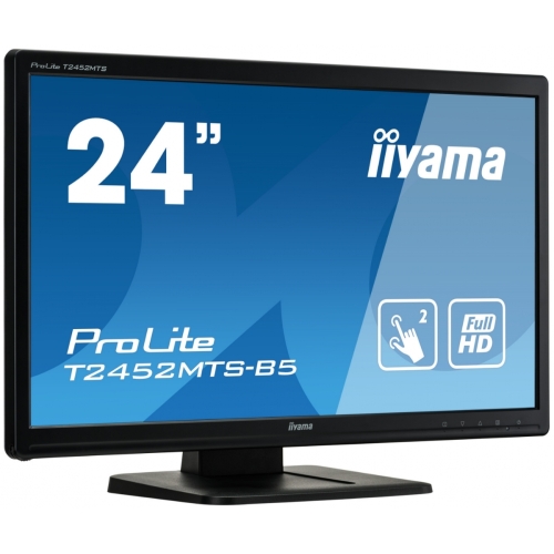 ECRAN PC TACTILE IIYAMA ProLite T2452MTS-B5 HDMI/VGA/DVI/AUX  AUDIO:4W / FULL HD 