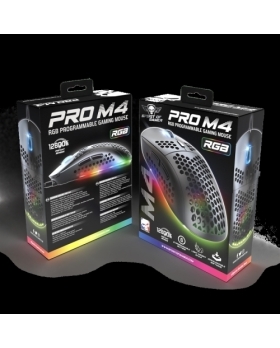  PRO-M4   SOURIS RGB 12.800 DPI / 6 BOUT. PROGR. / ULTRA LIGHT / NOIR