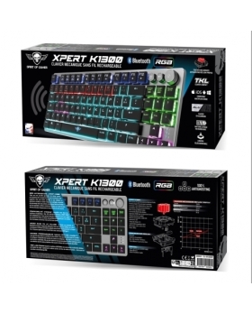 XPERT-K1300   Clavier Gamer Mecanique TKL Sans Fil & Bluetooth, Touches 100% 