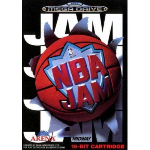 NBA JAM MEGA DRIVE AVEC NOTICE 