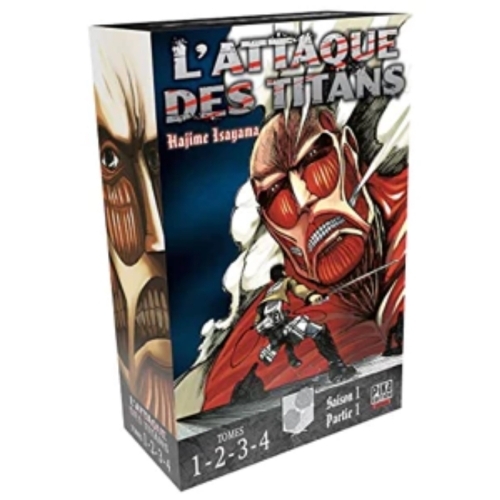 L'Attaque des Titans Coffret T01 à T04 NEUF