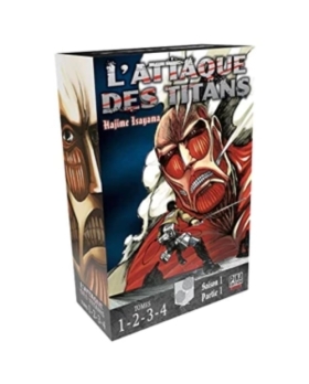 L'Attaque des Titans Coffret T01 à T04 NEUF