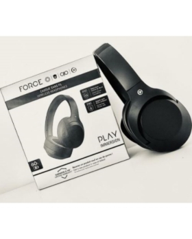 Casque Bluetooth FORCE PLAY IMMERSION avec ANC + ENC circum-auriculaire Noir Autonomie:60H NEUF