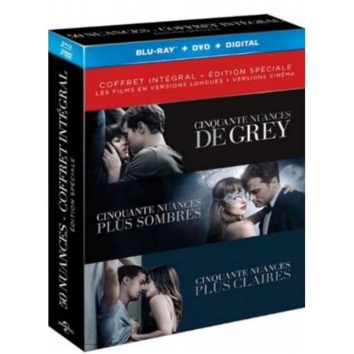 Cinquante nuances La Trilogie Coffret Collector Blu-ray Dvd
