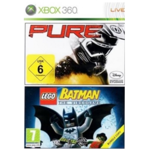 PURE + LEGO BATMAN AVEC NOTICE XBOX 360