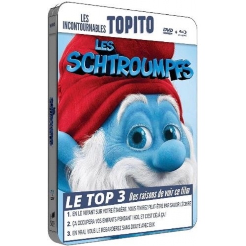 Les Schtroumpfs Blu-ray + DVD Édition boîtier métal SteelBook VF 