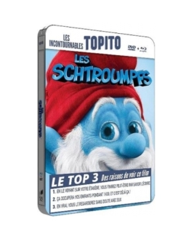 Les Schtroumpfs Blu-ray + DVD Édition boîtier métal SteelBook VF 