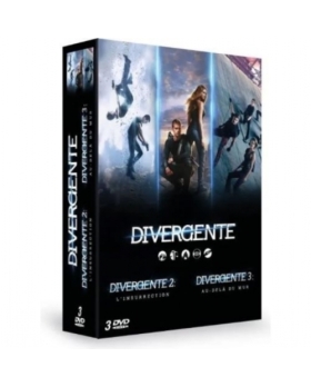 DVD pack Divergente - Coffret : Cinq destins, un seul choix + L'insurrection + Au-delà du mur