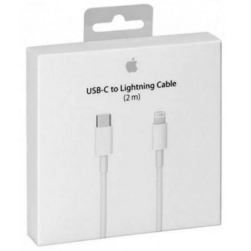 Câble Apple Origine USB-C vers Lightning (2m) MQGH2ZM/A Blanc (Boite)