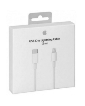 Câble Apple Origine USB-C vers Lightning (2m) MQGH2ZM/A Blanc (Boite)