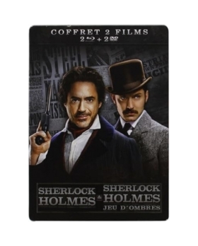 Sherlock Holmes + Sherlock Holmes 2 : Jeu d'ombres [Pack Collector boîtier SteelBook]