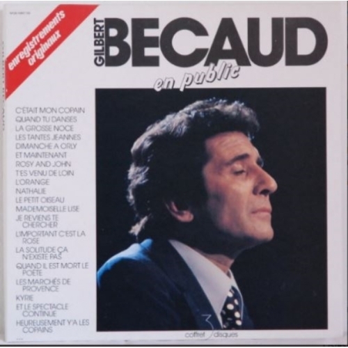 Gilbert Bécaud – En Public VINYLE 33T 