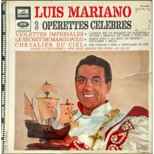 Luis Mariano – 3 Opérettes Célèbres VINYLE 33T 