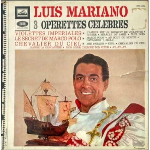 Luis Mariano – 3 Opérettes Célèbres VINYLE 33T 