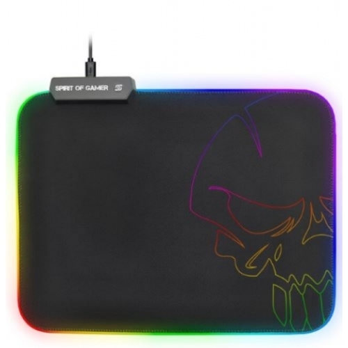 TAPIS DE SOURIS SOG LED RGB 10 MODES - TAILLE M (35 x 25.5 x 0.4 CM) SOG-PADMRGB
