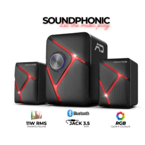 SOUNDPHONIC 11W RMS 2.1 RGB SPEAKER SET SP-5200