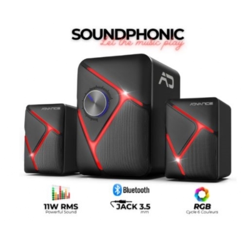 SOUNDPHONIC 11W RMS 2.1 RGB SPEAKER SET SP-5200