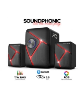 SOUNDPHONIC 11W RMS 2.1 RGB SPEAKER SET SP-5200