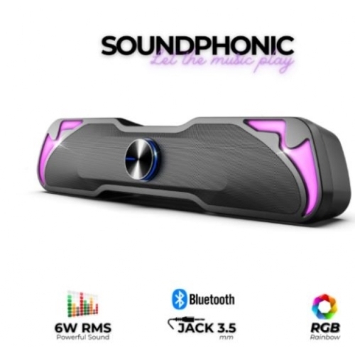 SOUNDPHONIC 6W RMS BLUETOOTH RGB SOUNDBAR SP-230