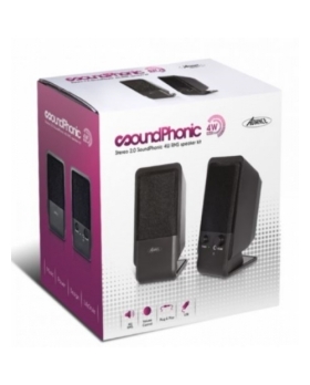 SoundPhonic 2.0 Multimedia Speakers System – 4W RMS - Noir SP-U800B 