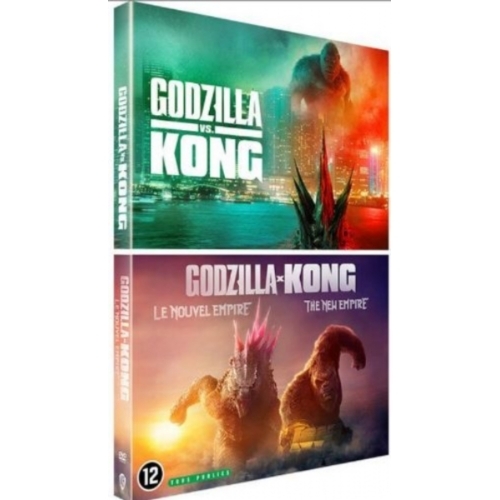 GODZILLA & KONG THE NEW EMPIRE +GODZILLA VS KONG PACK 2 FILM DVD 