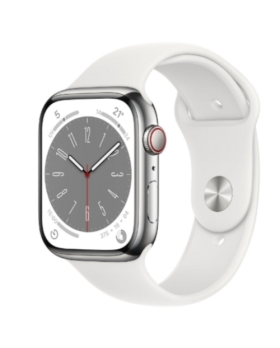APPLE WATCH SERIE 8 45MM EDITION ACIER INOXYDABLE BATTERIE:98%