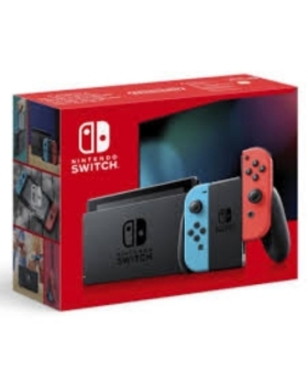 Nintendo Console Switch avec Joy-Con bleu néon et rouge néon