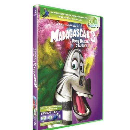 MADAGASCAR 3 BON BONSERS D'EUROPE DVD 