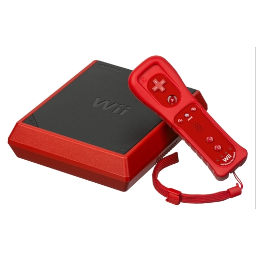 WII MINI ROUGE MANETTE OFFICIELLE COMPLETE EN BOITE + NOTICE 
