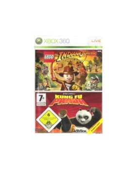 Indiana jones + Kung fu panda Xbox 360 AVEC NOTICE