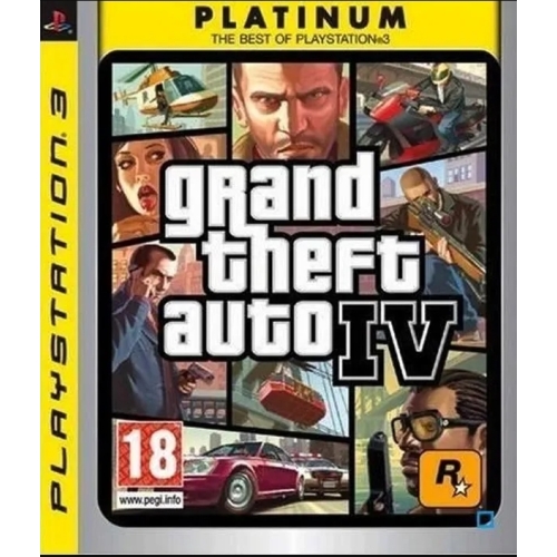 GTA 4 AVEC NOTICE PLATINUM PS3 