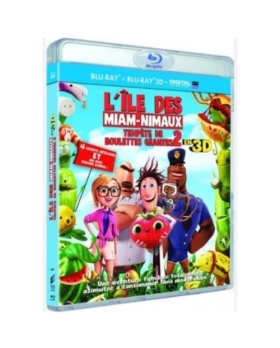 Tempête de boulettes géantes 2 : l'île des miam-nimaux Blu-ray 3D 