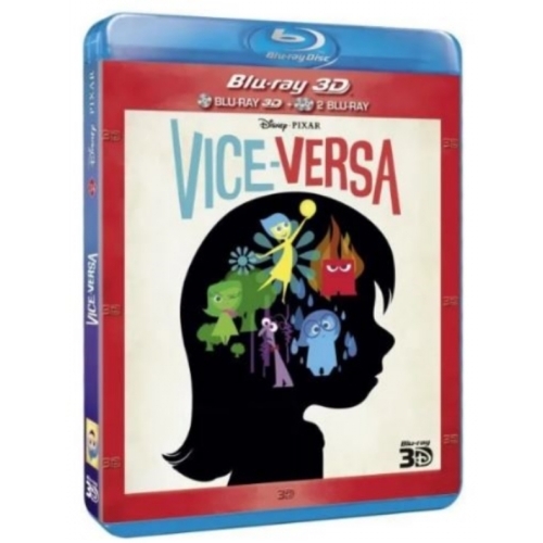 DISNEY CLASSIQUES - Vice-versa : Combo Blu-ray 3D + Blu-ray 2D 