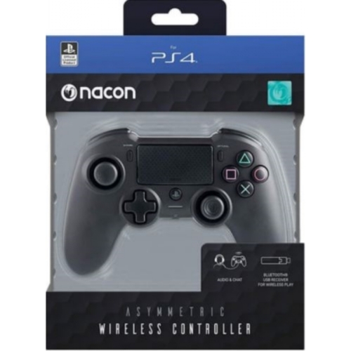 Manette nacon Asymmetric sans fil NOIR PS4 SOUS LICENCE