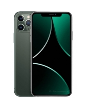 IPHONE 11 PRO MAX 256GO 4G VERT NUIT BATTERIE:100% + COQUE ET VERRE TREMPE OFFERT