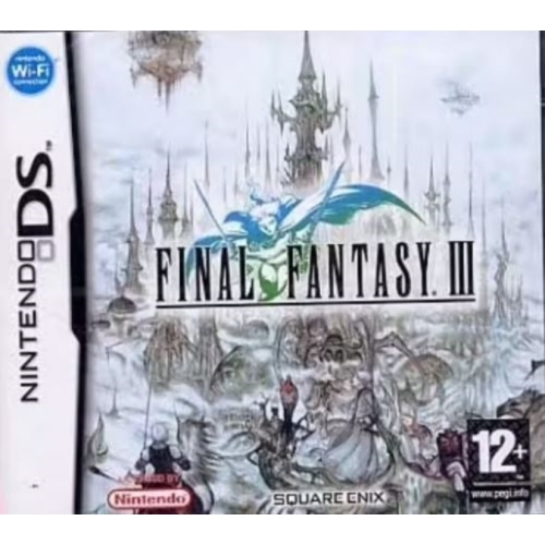 Jeux Vidéo Final Fantasy III DS avec notice 