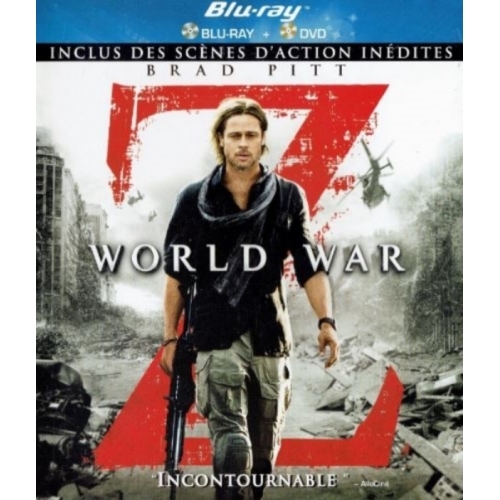 BLU RAY + DVD - WORLD WAR Z 