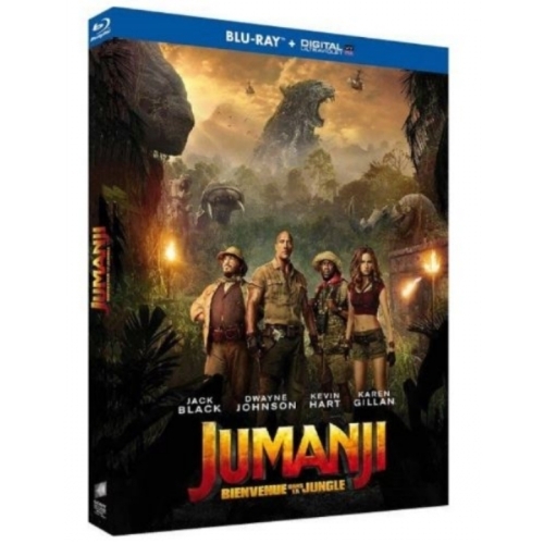 jumanji bienvenue dans la jungle dvd blu ray 