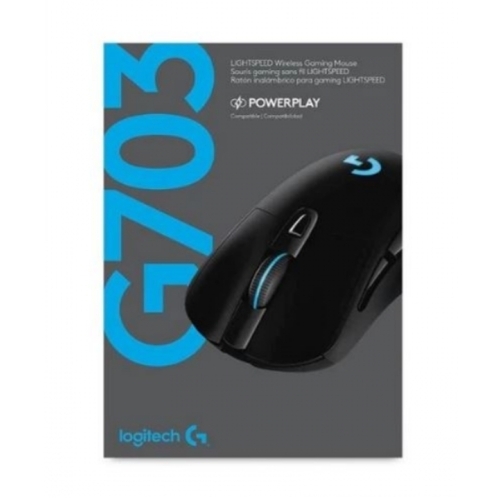 SOURIS LOGITECH SANS FIL G703 LIGHTSPEED, capteur HERO 25K, 25 600 DPI, RGB