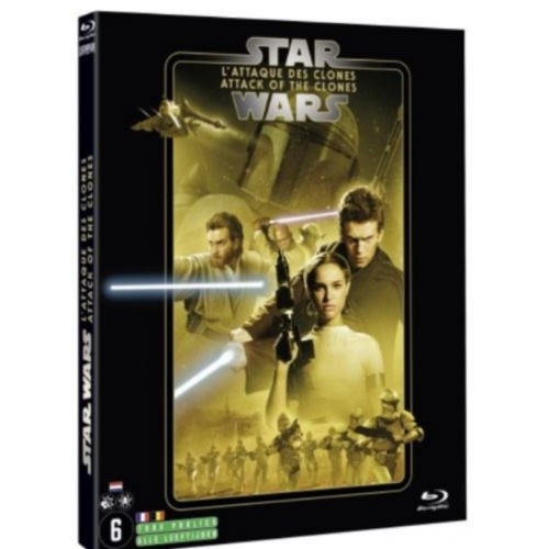 Star Wars L'Attaque des Clones Episode 2 Blu-ray
