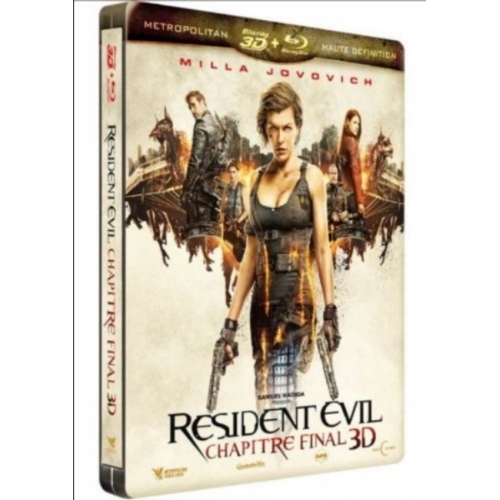 Resident Evil : Chapitre final (2016) - Blu-ray 3D steeelbook