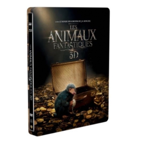 Les Animaux fantastiques Steelbook Blu-ray 3D + 2D + DVD