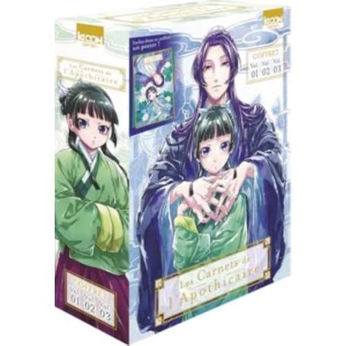 Coffret Les Carnets de l'Apothicaire vol. 1 à 3 NEUF