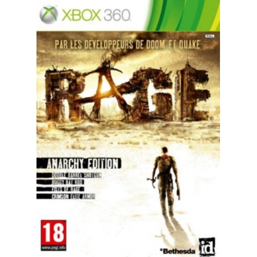 RAGE ANARCHY EDITION XBOX 360 AVEC NOTICE