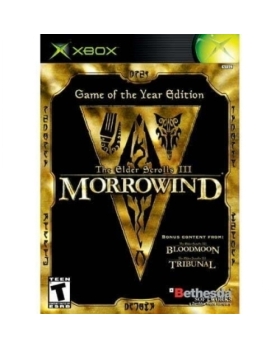 THE ELDER SCROLLS 3 MORROWIND  GAME OF THE YEAR CD EDITION CLASSIQUE  XBOX AVEC NOTICE 