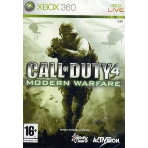 CALL OF DUTY 4 MODERN WARFARE XBOX 360 AVEC NOTICE 